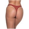 Tanga com drapeado lateral Dália