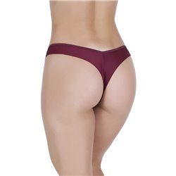 Thong with Valencia lace details