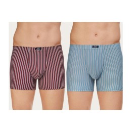 Pack 2 Boxeri SET 803 Albastru/Burgundy