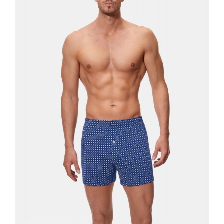 Kit 2 Boxers Abanderado 100 1Q0 Sortido Cinza Azul