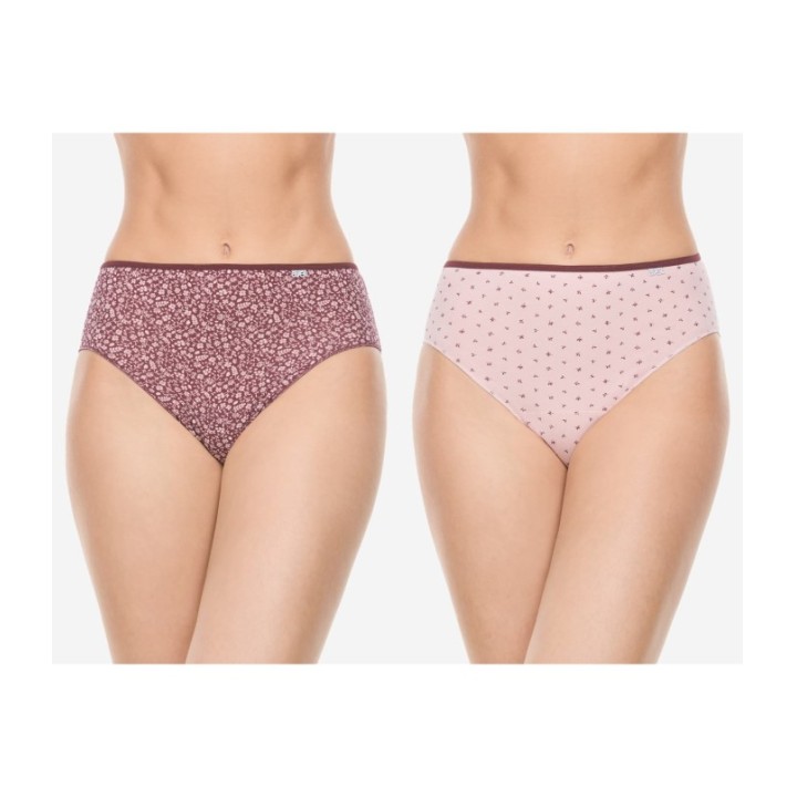 2-pack Trosor AVET 257 Burgundy - Hipster i kamad bomull
