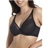 Underwired bra without padding