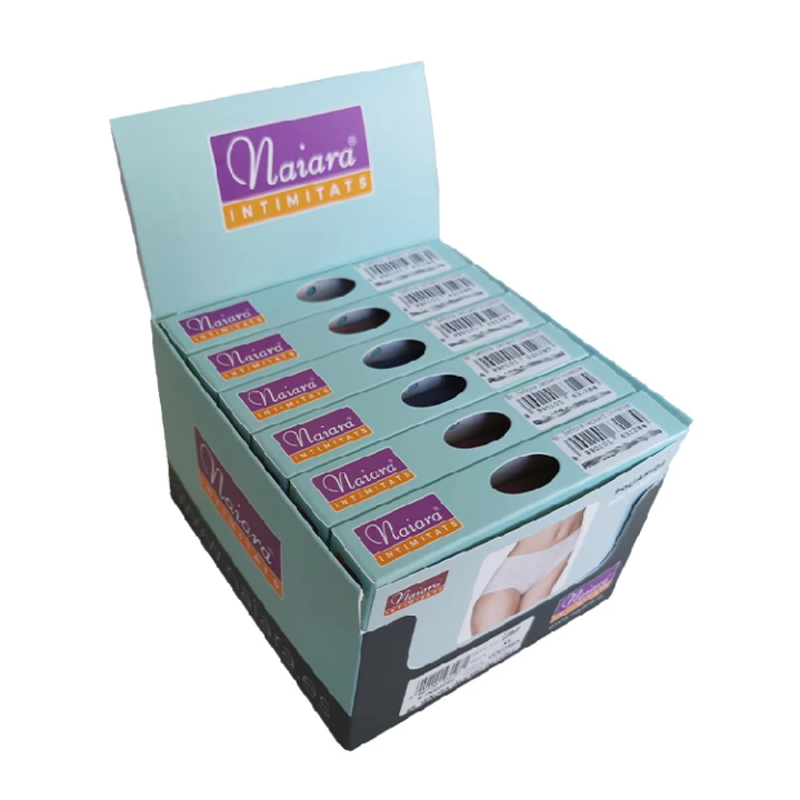 Boxer infantil menina Naiara 109 Pack de 6