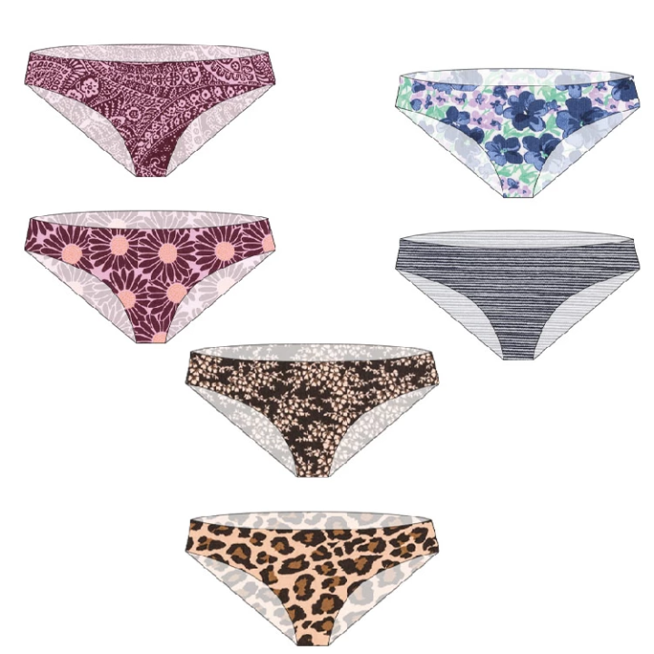 Naiara 580 Pack of 2 Mini Cotton Briefs