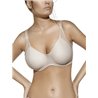 Underwired bra without padding