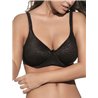 Underwired bra without padding