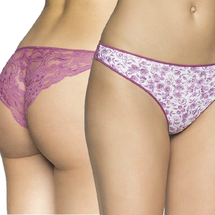 Slip donna Naiara 472 Pack da 2 Brasiliana