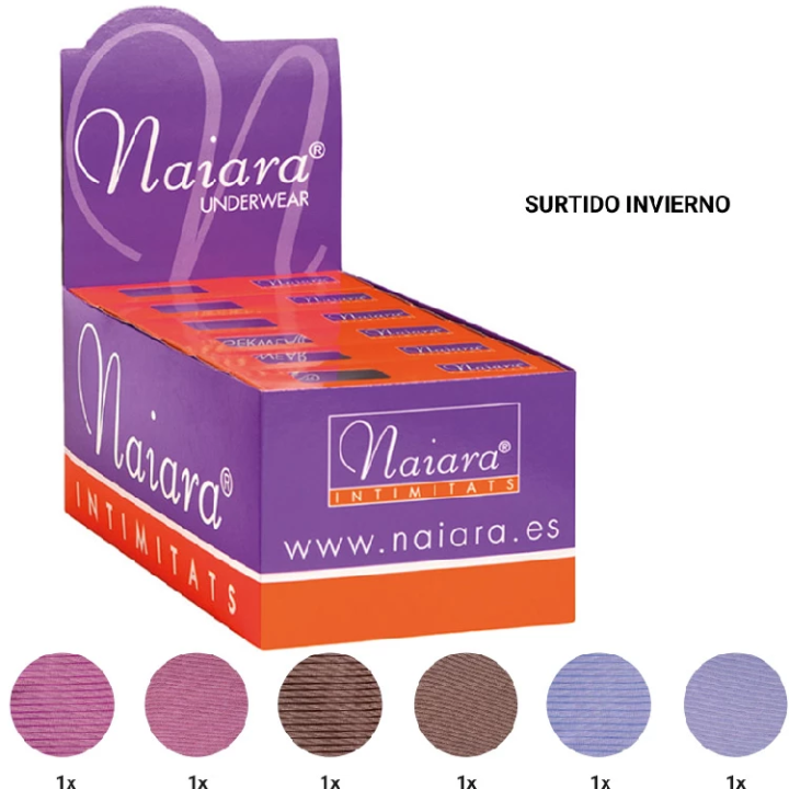 Braga mujer Naiara 621 Pack de 6 Midi