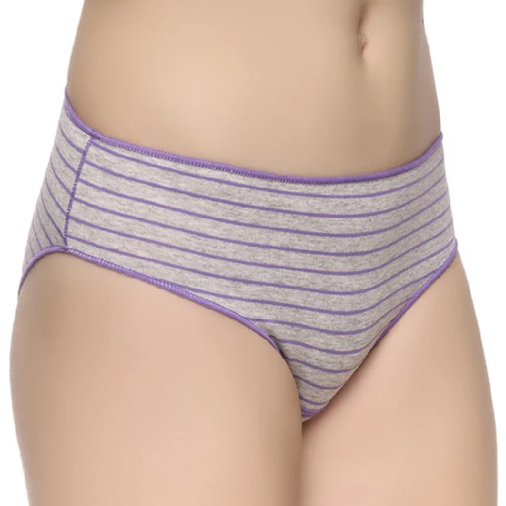 Naiara N618 Mädchen-Bikini-Slip aus Baumwolle Packung mit 2