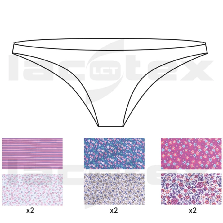 Braga mujer Naiara 972 Pack de 2 Brasileña