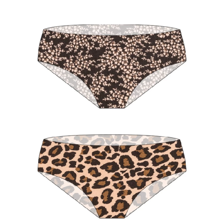 Naiara 585 Conjunto de 2 Cuecas Midi Mulher