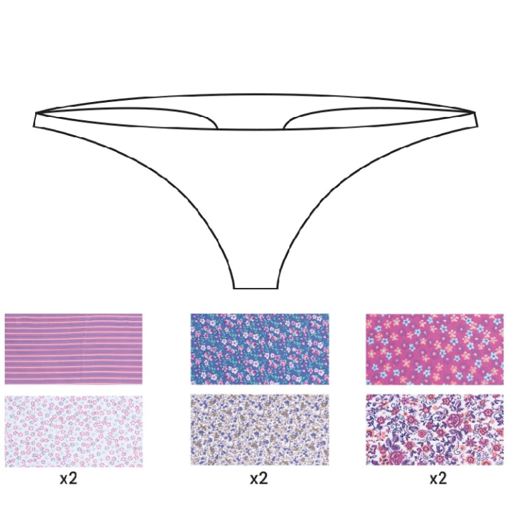 Naiara 970 Dámské tanga balení 2 ks