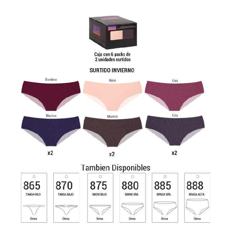 Naiara 865 String för kvinnor Pack av 2 Sträng