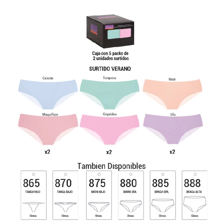 Naiara 865 2-pack Slipring voor dames