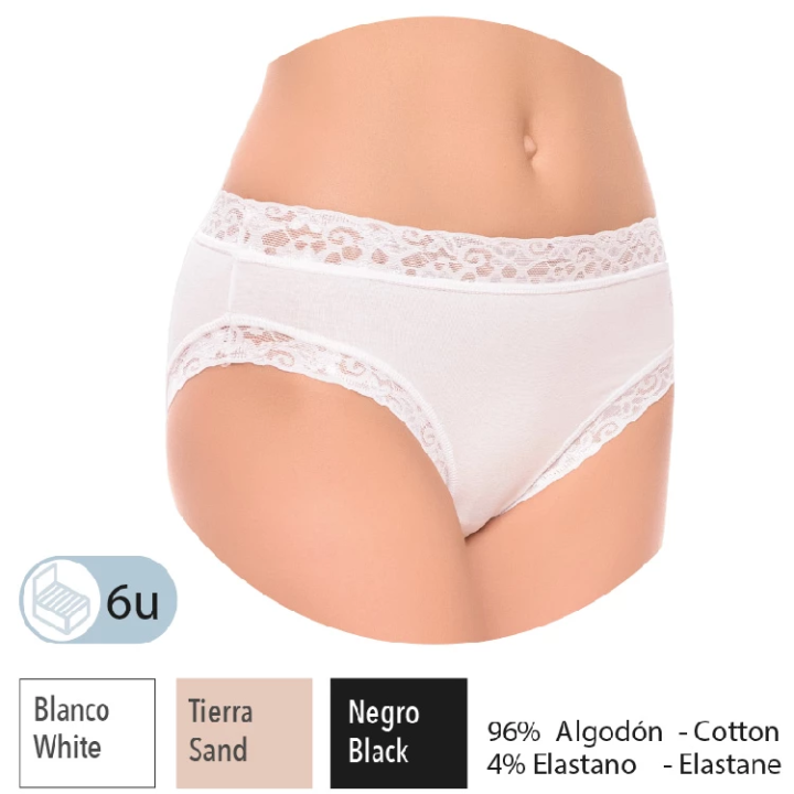 Dameshorts Naiara 224 6-pk Maxi Blonder