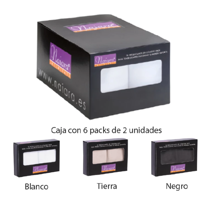 Braga mujer Naiara N880 Pack de 2 Bikini Liso