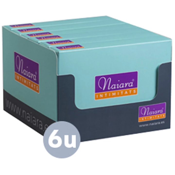Calcinha feminina Naiara 274 Kit 6 Peças Midi Sem Costura Algodão