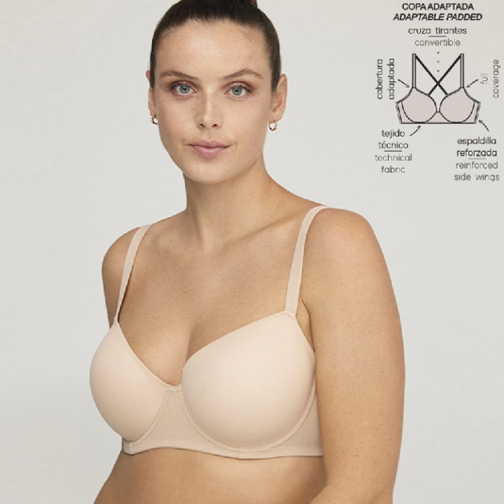 Sutiã feminino Promise W1821_JULIA Taça C Ajustável