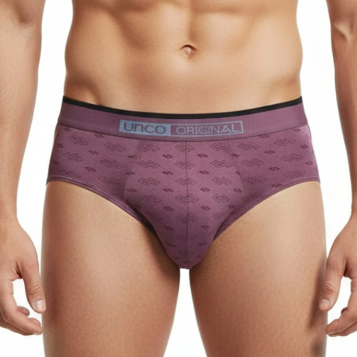 Kit 12 Cuecas Slip Masculinas UNCO 50202 de Microfibra (4 tripacks)