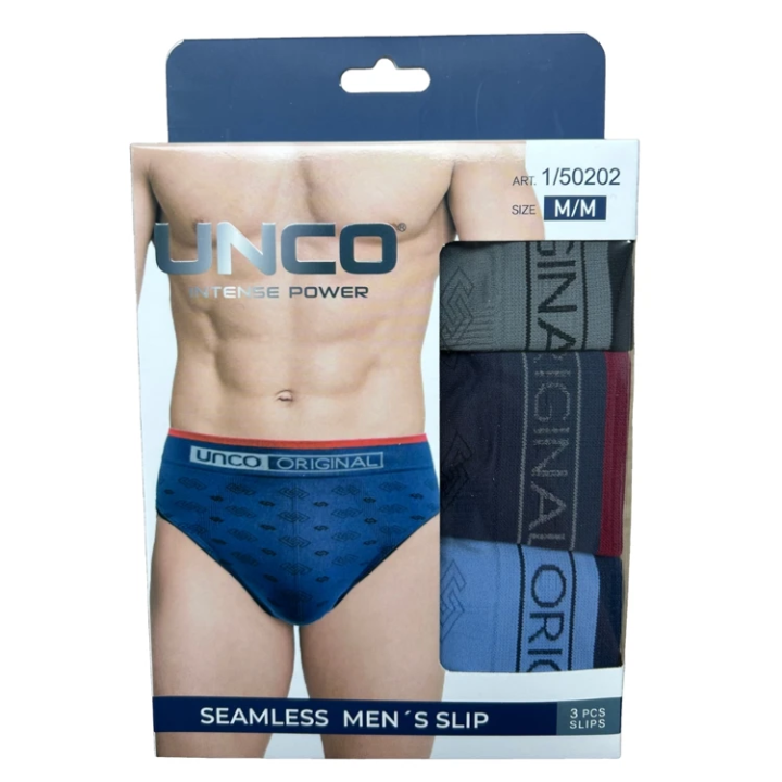 12er-pack Herren Slips UNCO 50202 aus Mikrofaser (4er Tripacks)