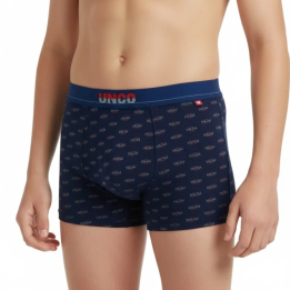 12-pk gutse-bokser UNCO 6031 mønstret