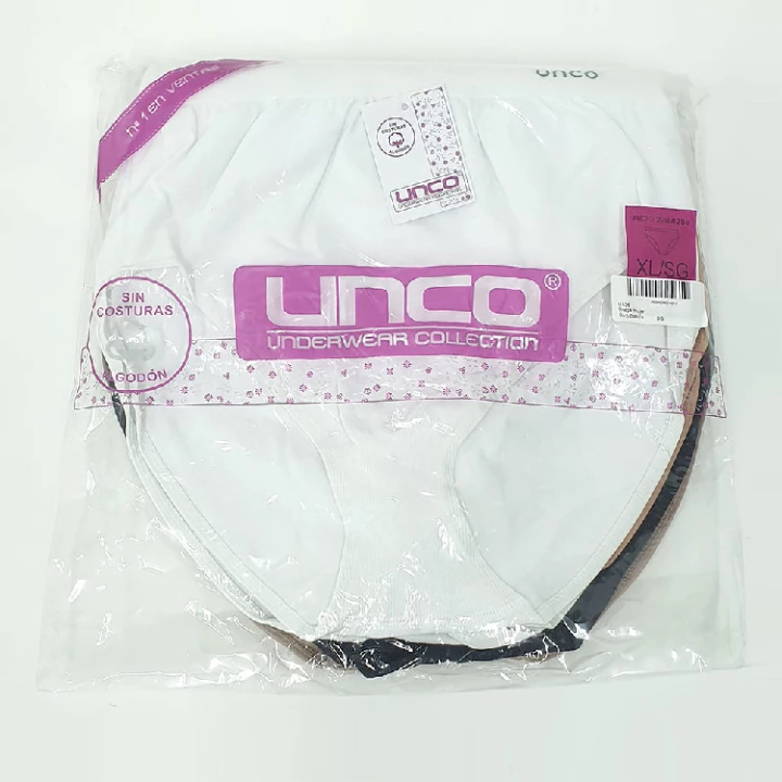 Balenie po 12 bezšvových dámskych nohavičkách UNCO U625