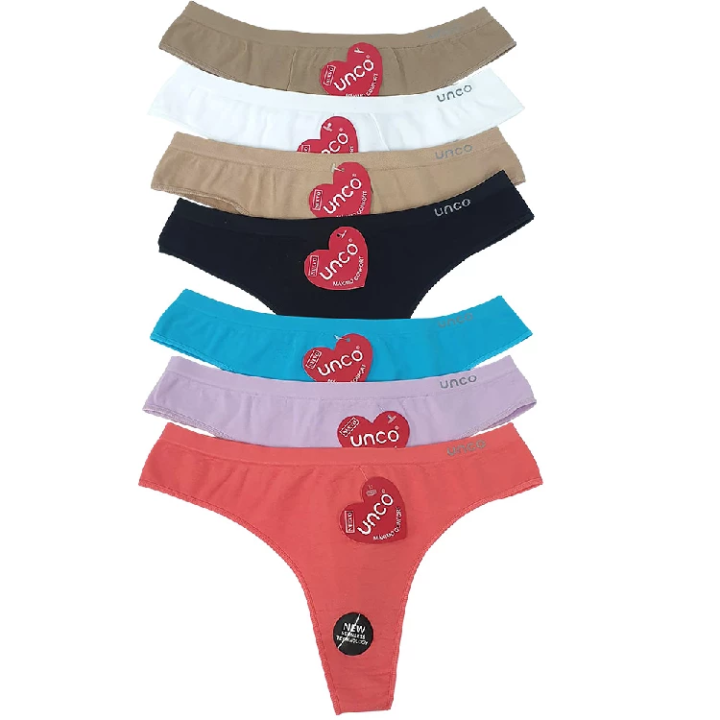Dames string UNCO B86 Set van 12 Lycra Naadloos
