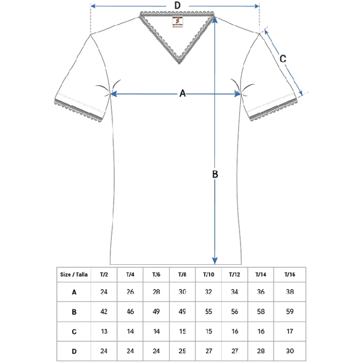 Camiseta térmica manga corta niña Lacotex LCT145