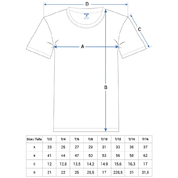 Lacotex LCT371 Jungen Kurzarm-Unterhemd