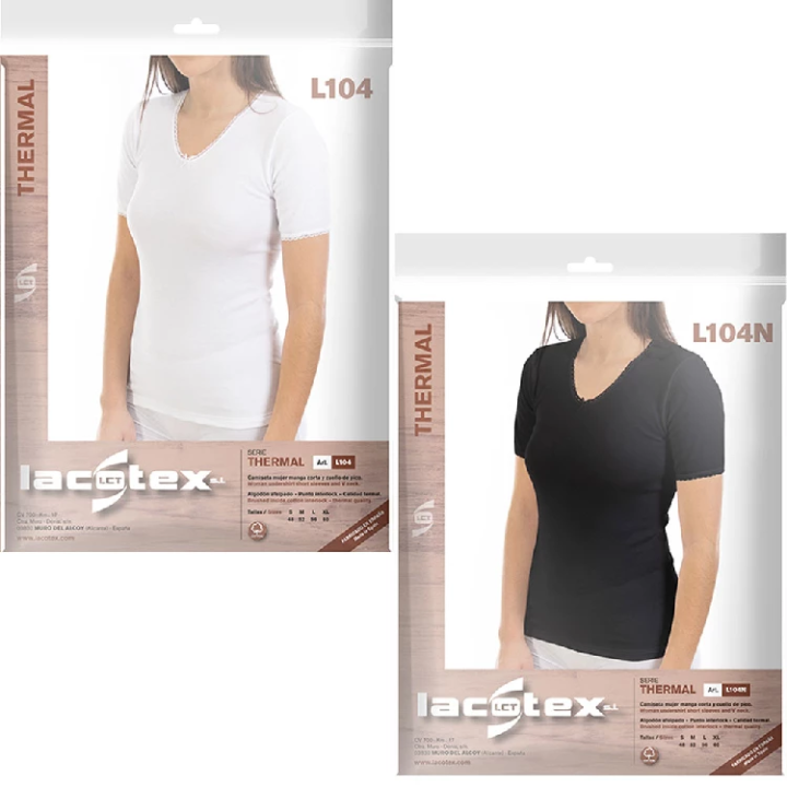 Női rövid ujjú termikus póló Lacotex LCT104