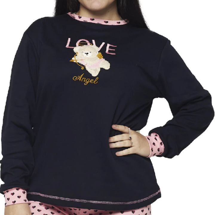 Pigiama da donna LACOTEX 24801 in cotone
