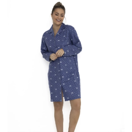 Camisolão de flanela LACOTEX 643976 para mulher