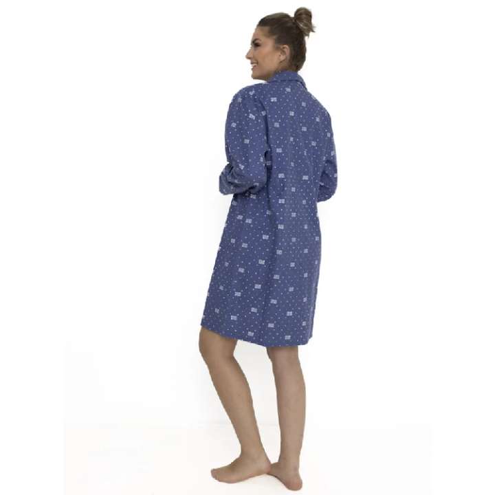 Camicia da notte in flanella LACOTEX 643976 da donna