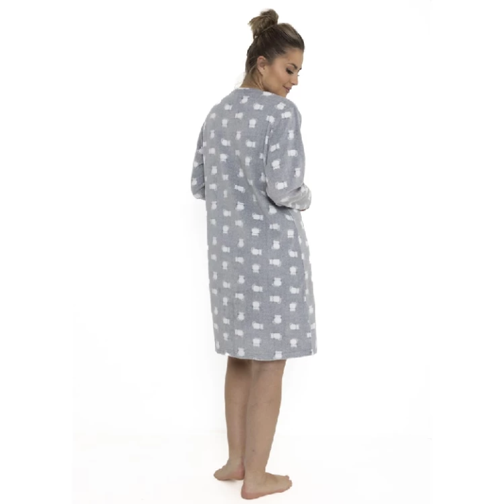 Camicia da notte in pile Lacotex 693941 Donna