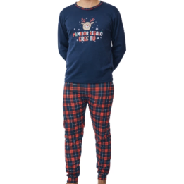 Pijama dziecięca chłopięca Lacotex 7021 Boże Narodzenie