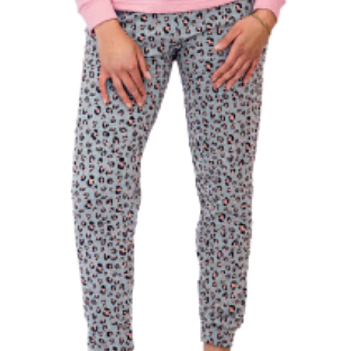 Pijama de manga longa e calça longa de algodão feminino LACOTEX 5085