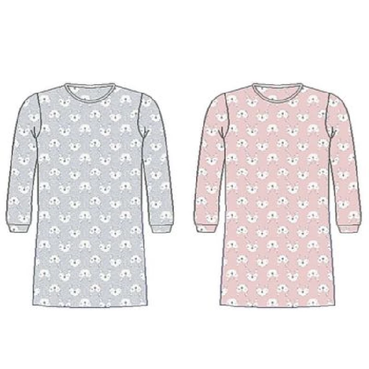 Lacotex 693177 dame-nattkjole i fløyel