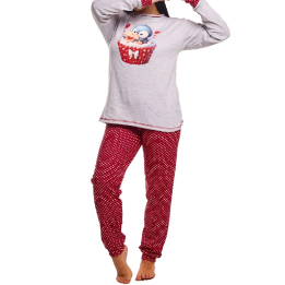Damespajama Lacotex 820 - 100% Katoen
