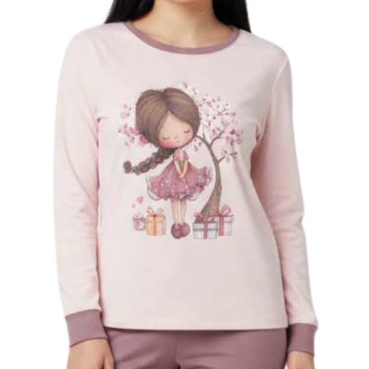 Pyjama Femme Lacotex 86809 en Coton