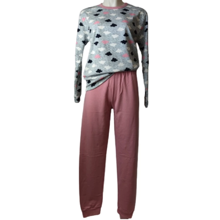 Piżama damska Lacotex 5003 Chmurki