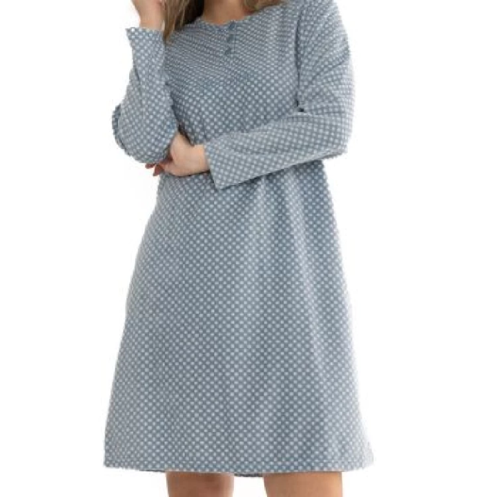 Fleece nattkjole for kvinner Lacotex 693180