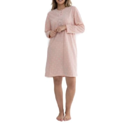 Camicia da Notte in Pile LACOTEX 693181 per Donna