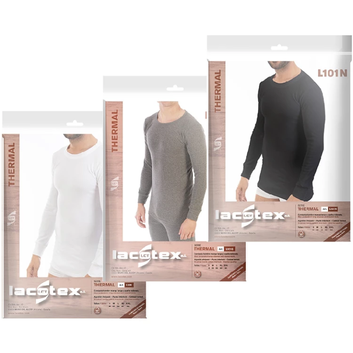 Maglietta termica da uomo a maniche lunghe LACOTEX LCT101