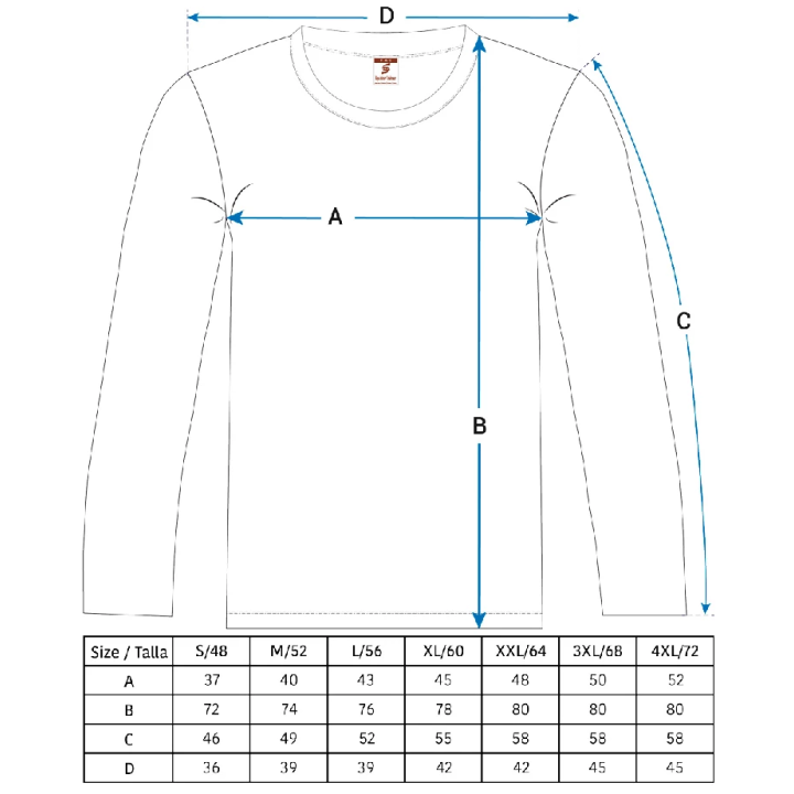 Camiseta Térmica Masculina LACOTEX LCT101 Manga Longa