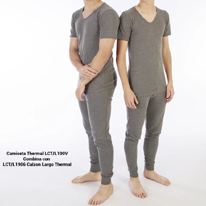 T-shirt homme Lacotex LCT100V Thermal Manches Courtes