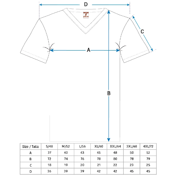 T-shirt homme Lacotex LCT100V Thermal Manches Courtes