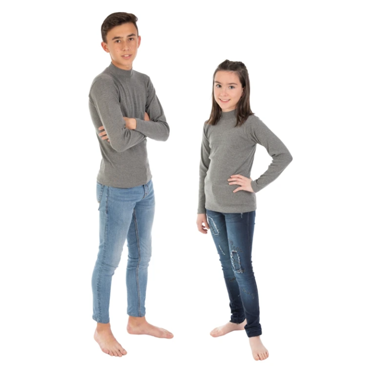 Unisex vaikų pusvilnonės ilgarankovės marškinėliai Lacotex 564