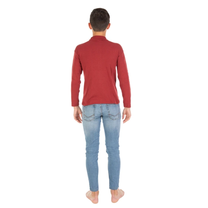 Unisex vaikų pusvilnonės ilgarankovės marškinėliai Lacotex 564