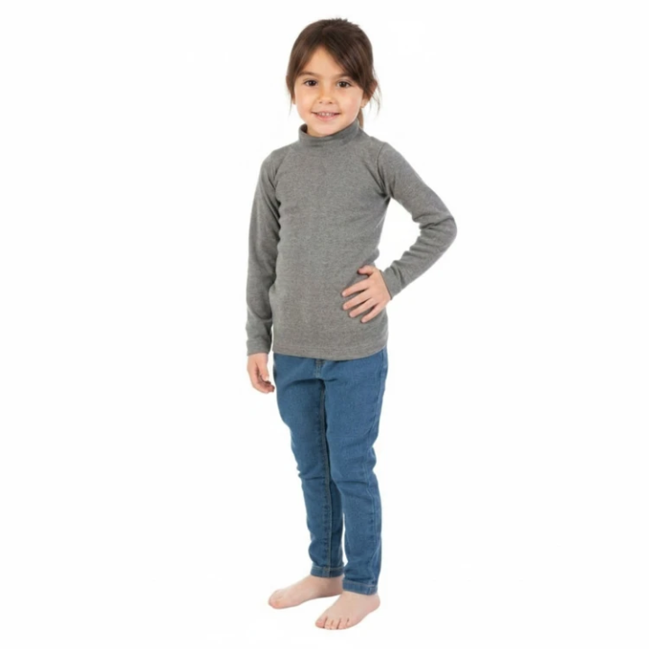 Camiseta semicisne manga larga infantil unisex Lacotex 564