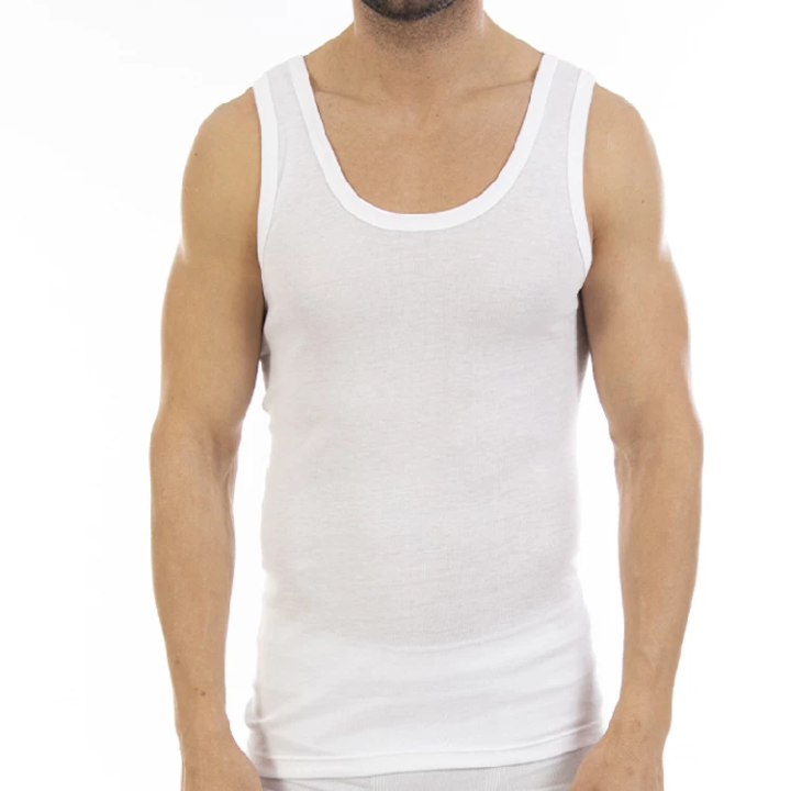 Heren T-shirt met schouderbanden Lacotex LCT115 Cool